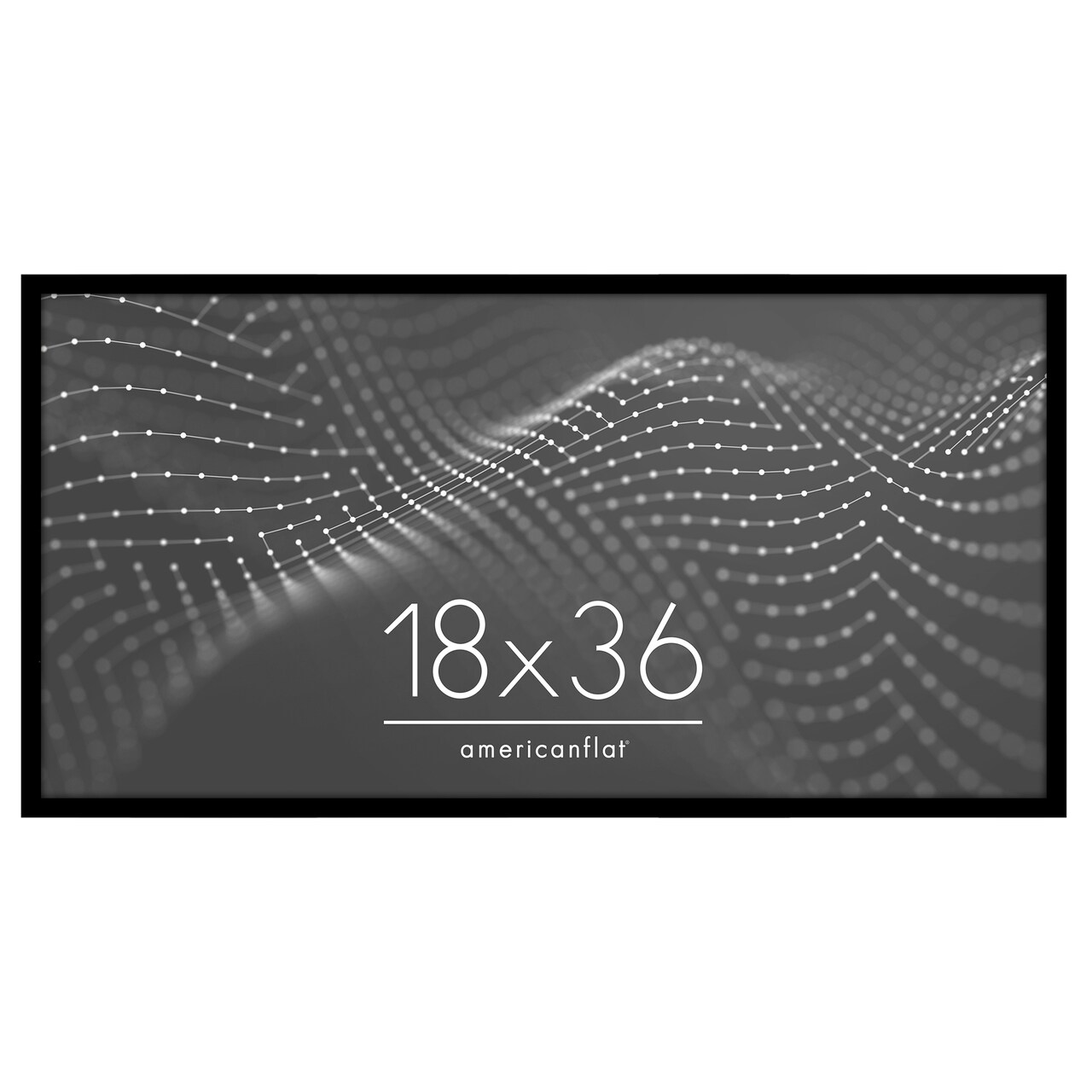 Americanflat Poster Frame - Perfect Frame for Photos and Artwork - Large Picture Frame - Polished Plexiglass - Hanging Hardware with Horizontal and Vertical Display